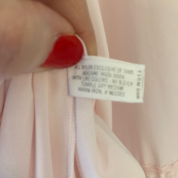 Vintage Shadowline Pink Robe Large - Picture 9 of 11